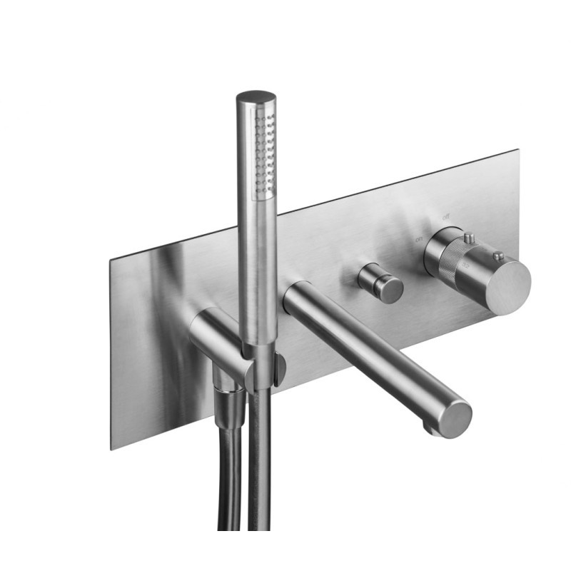 DMB Miscelatore termostatico vasca incasso inox 316L finitura satinato