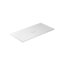 FOLIA Piatto doccia ceramica rettangolare cm. 170x70 finitura bianco matt altezza 3cm