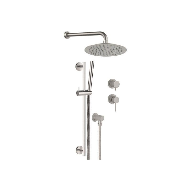 TOKYO STEEL SSTX614ZD2P7820 Set doccia completo in acciaio inox