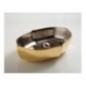 OYSTER lavabo d'appoggio finitura extraluxury platinum&gold