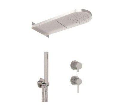 TOKYO STEEL SSTX615ZPSSCA Set doccia completo in acciaio inox