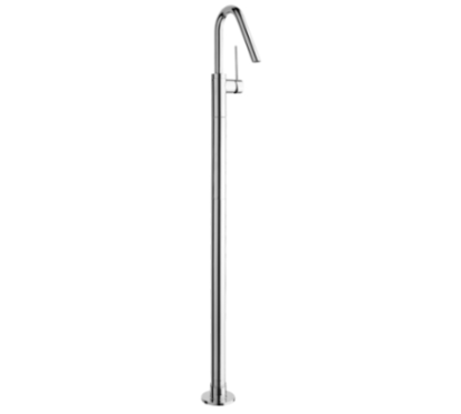 CHET Colonna lavabo a pavimento finitura cromo
