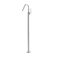 FLO Colonna lavabo a pavimento finitura cromo