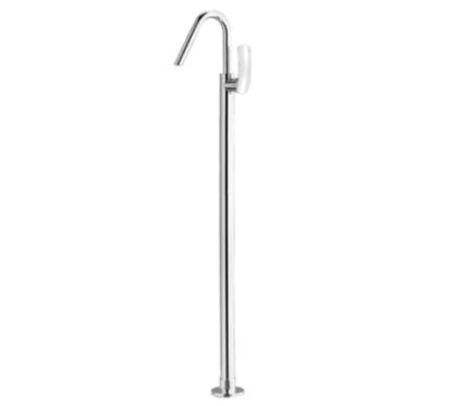 FLO Colonna lavabo a pavimento finitura cromo