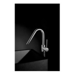 THOR Colonna lavabo a pavimento finitura cromo