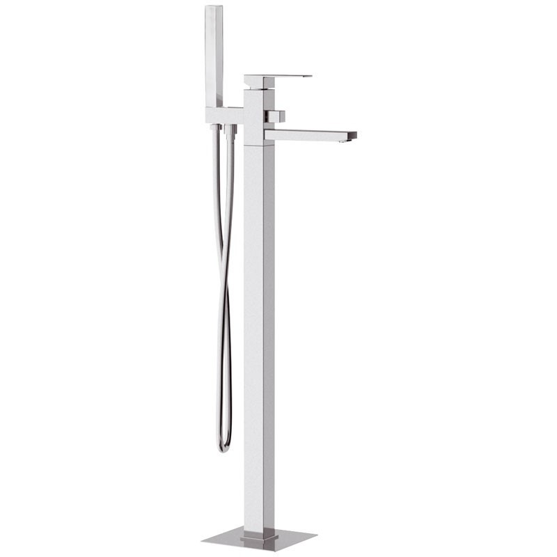 SKYLINE miscelatore vasca da pavimento finitura cromo