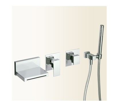 NEW SPACE Miscelatore per vasca ad incasso