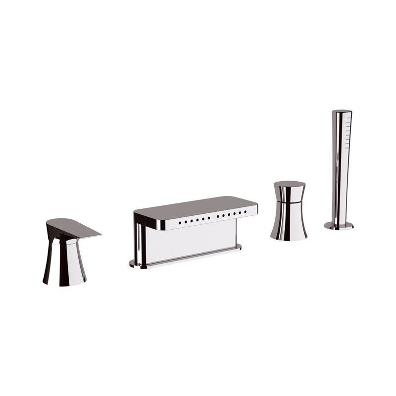 DIVA miscelatore monocomando bordo vasca finitura cromo