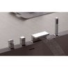 CUBE WATERFALL miscelatore monocomando bordo vasca finitura cromo