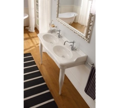 CASTELLANA 120 lavabo + coppia di gambe