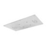 Soffione cromoterapia da incasso in acciaio inox 700x400 mm per interruttore ON/OFF
