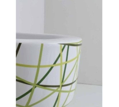 SHAPE vaso + bidet sospesi finitura nest verde