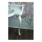 SOVEREIGN lavabo consolle 95 cm. + coppia gambe VENICE  finitura bianco lucido