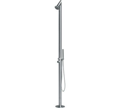 LILITH Set colonna totem Ø 63x2320 mm in acciaio Aisi 316L