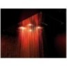 Soffione cromoterapia da incasso in acciaio inox 3 getti 4 led 700x400