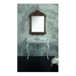 VENICE lavabo consolle 105 cm. + coppia gambe VENICE finitura bianco lucido