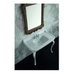 VENICE lavabo consolle 105 cm. + coppia gambe VENICE finitura bianco lucido