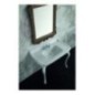 VENICE lavabo consolle 105 cm. + coppia gambe VENICE finitura bianco lucido