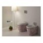 YOUNG vaso + bidet a terra finitura nest rosso
