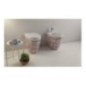 YOUNG vaso + bidet a terra finitura nest rosso