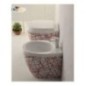 YOUNG vaso + bidet a terra finitura nest rosso