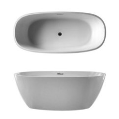 FLOW vasca freestanding finitura bianco