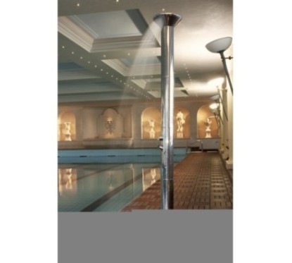 OLANDA 512 Colonna doccia a pavimento h.2130xdiam.300 in acciaio inox finitura super mirror