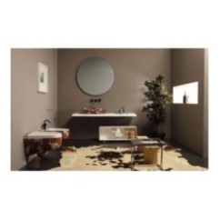 SHAPE vaso + bidet sospesi finitura cavallino