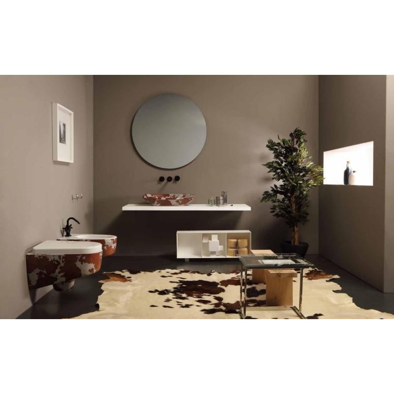 SHAPE vaso + bidet sospesi finitura cavallino