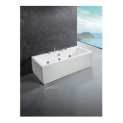 IRIS Vasca con idromassaggio con pannello frontale e due laterali 180x80xh.58 cm.