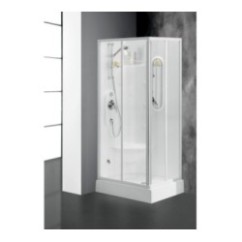 ANDROMEDA Cabina doccia multifunzione 72x90xh.215 cm. con sauna e idromassaggio