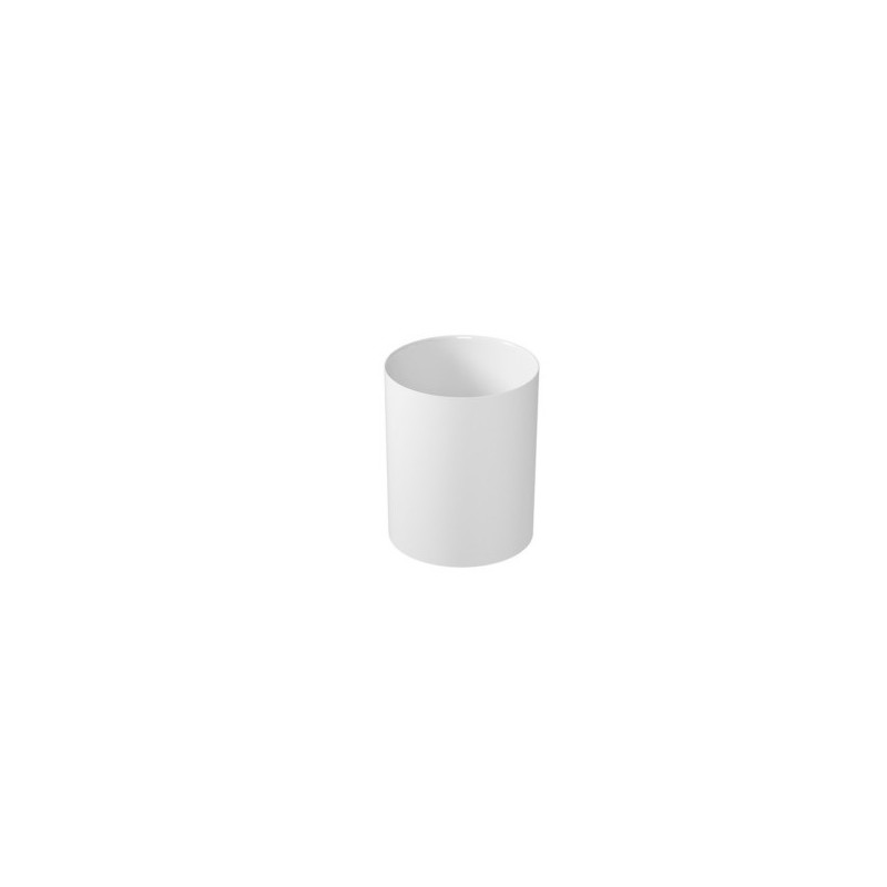 CORE 46 Lavabo da appoggio cm Ø37 + Struttura sottolavabo cm 111 x 46 in acciaio + Mensola in ceramica