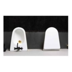 SHAPE vaso + bidet sospesi finitura luxury gold