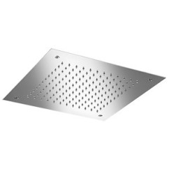 WELLNESS soffione cromoterapia quadrato 380x380 in acciaio inox