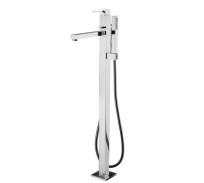 EOS Monocomando vasca a pavimento con kit doccia finitura dorato