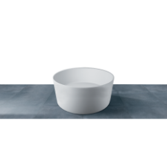 SOLID SURFACE - CORIAN TONDA  Vasca free standing  cm 130 colore bianco