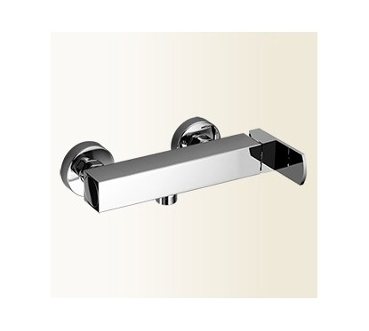 SOPHIE miscelatore monocomando doccia esterno finitura nickel spazzolato