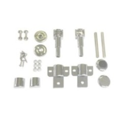 ricambio kit coppia cerniere cromate per porta battente 6 mm Drop modello AP
