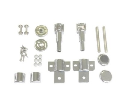 ricambio kit coppia cerniere cromate per porta battente 6 mm Drop modello AP