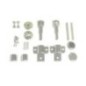 ricambio kit coppia cerniere cromate per porta battente 6 mm Drop modello AP