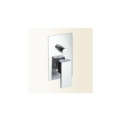 OPEN SPACE miscelatore monocomando vasca incasso con deviatore finitura nickel spazzolato