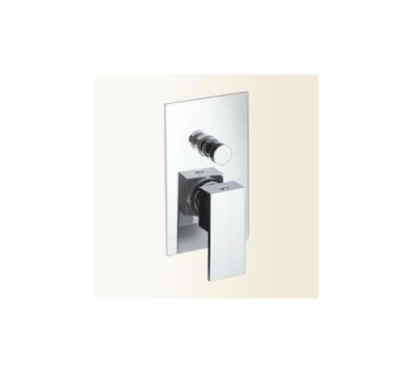 OPEN SPACE miscelatore monocomando vasca incasso con deviatore finitura nickel spazzolato