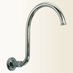 WELLNESS Braccio soffione ad arco in ottone finitura vecchio bronzo