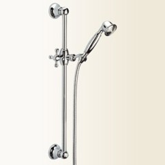 WELLNESS Saliscendi retro' senza portasapone con doccia ottone finitura vecchio rame