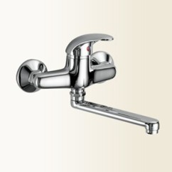 LINEA CUCINA Miscelatore per lavello a parete finitura vecchio bronzo