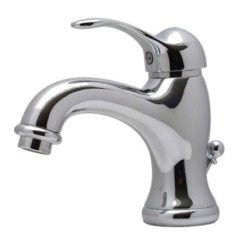 MIRO' rubinetto monocomando lavabo con scarico 1" 1/4 finitura cromo-oro