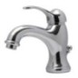 MIRO' rubinetto monocomando lavabo con scarico 1" 1/4 finitura cromo-oro
