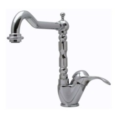MIRO' rubinetto monocomando lavello monoforo laterale bocca stilizzata finitura rame