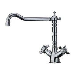 BIJOU monoforo lavello bocca stilizzata finitura bronzo