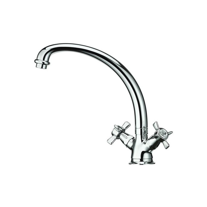BIJOU monoforo lavello bocca fusa finitura cromo-oro